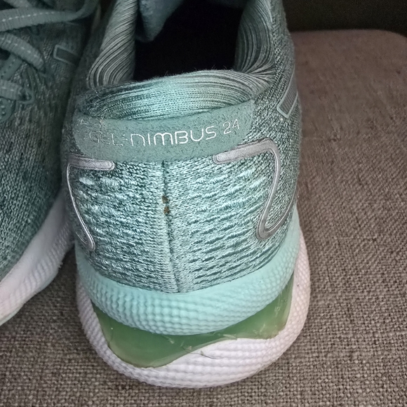 ASICS Women's Gel-Nimbus 24 Running Shoes - Teal - Picture 4 of 4